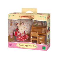 Sylvanian Families Sorella Coniglio Cioccolato e scrivania