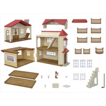 Sylvanian Families Casa Grande con luci –Attico segreto