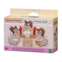 Sylvanian Families Divano, 2 poltrone e tavolino