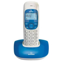BRONDI NICE (BIANCO/BLU) - TELEFONO CORDLESS SINGOLO - VIVAVOCE BRONICEW/BL