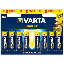 VARTA ENERGY - BLISTER 8 BATTERIE STILO AA VARENERGY-AA-8PZ