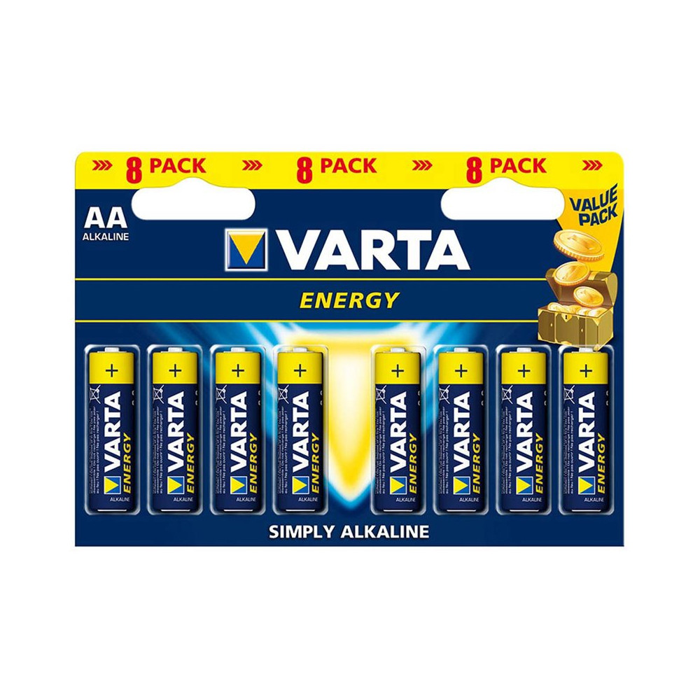VARTA ENERGY - BLISTER 8 BATTERIE STILO AA VARENERGY-AA-8PZ