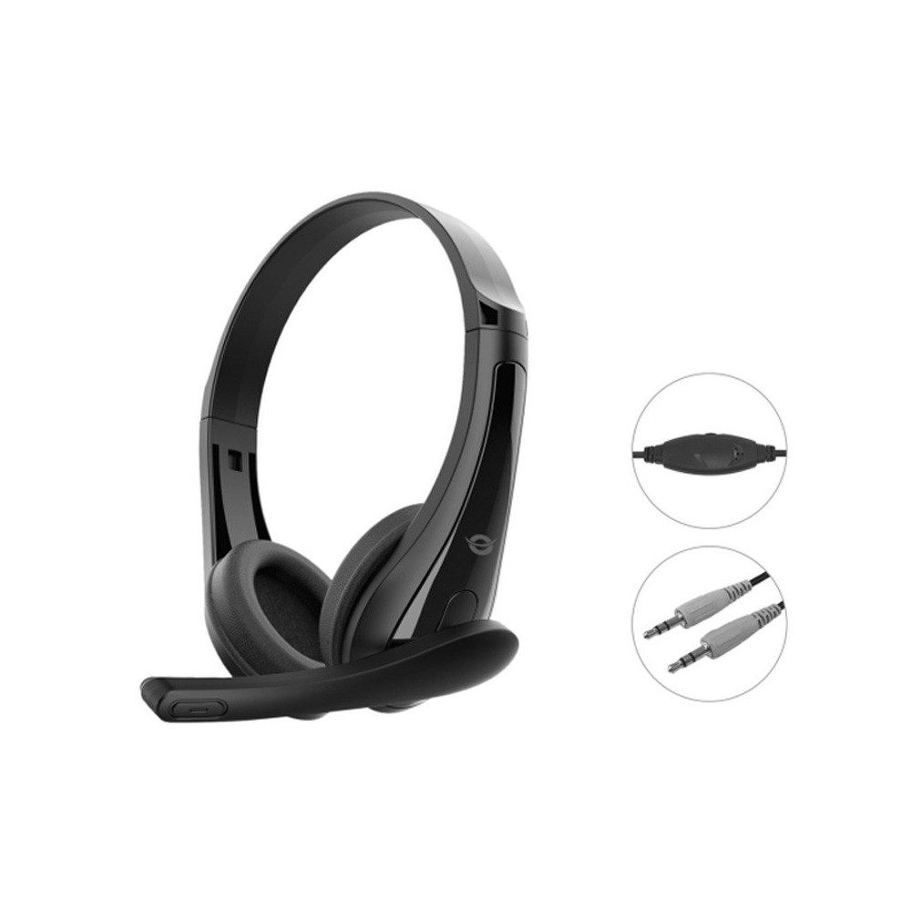CONCEPTRONIC POLONA06BT3 - CUFFIE OVEREAR - MICROFONO NOISE CANC. - JACK 3.5 CONPOLONA06BT3