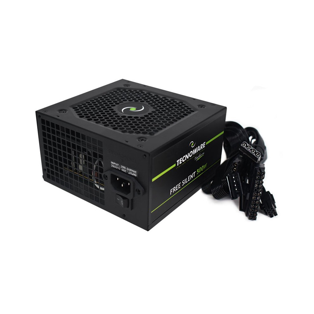TECNOWARE PSU FREE SILENT 500W (FAL506FS12B) - ALIMENTATORE ATX - 500W - VENTOLA DA 12 CM TECFAL506FS12B
