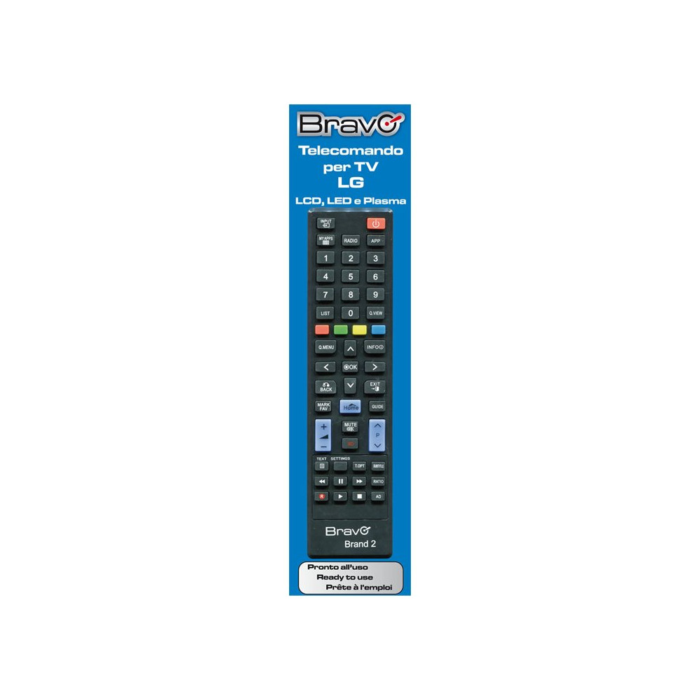 BRAVO BRAND 2 (90202062) - TELECOMANDO COMPATIBILE PER TV LG BRABRAND2