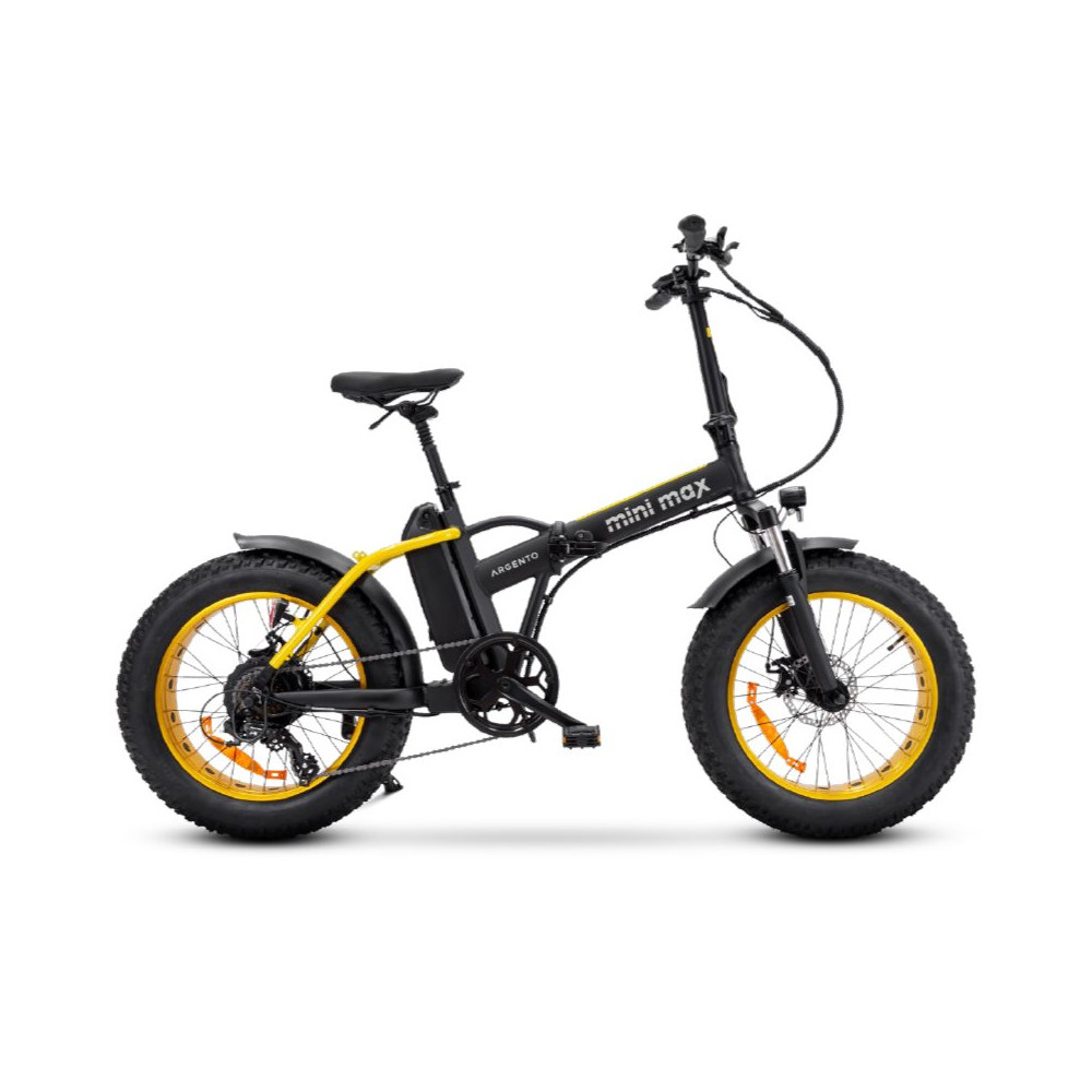 ARGENTO MINIMAX GOLD (AR-BI-250005) - E-BIKE FAT 20"" - ALLUMINIO - MOTORE BAFANG 250W 36V 10.4AH ARGAR-BI-250005