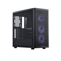 CASE COOLER MASTER MIDI TOWER "ELITE 502", ITX/MATX/ATX USB-C, 2X3.5",2*2,5", Fan12cm ARGB- No Alim., BK - E502-KGNN-S00 E502-KG