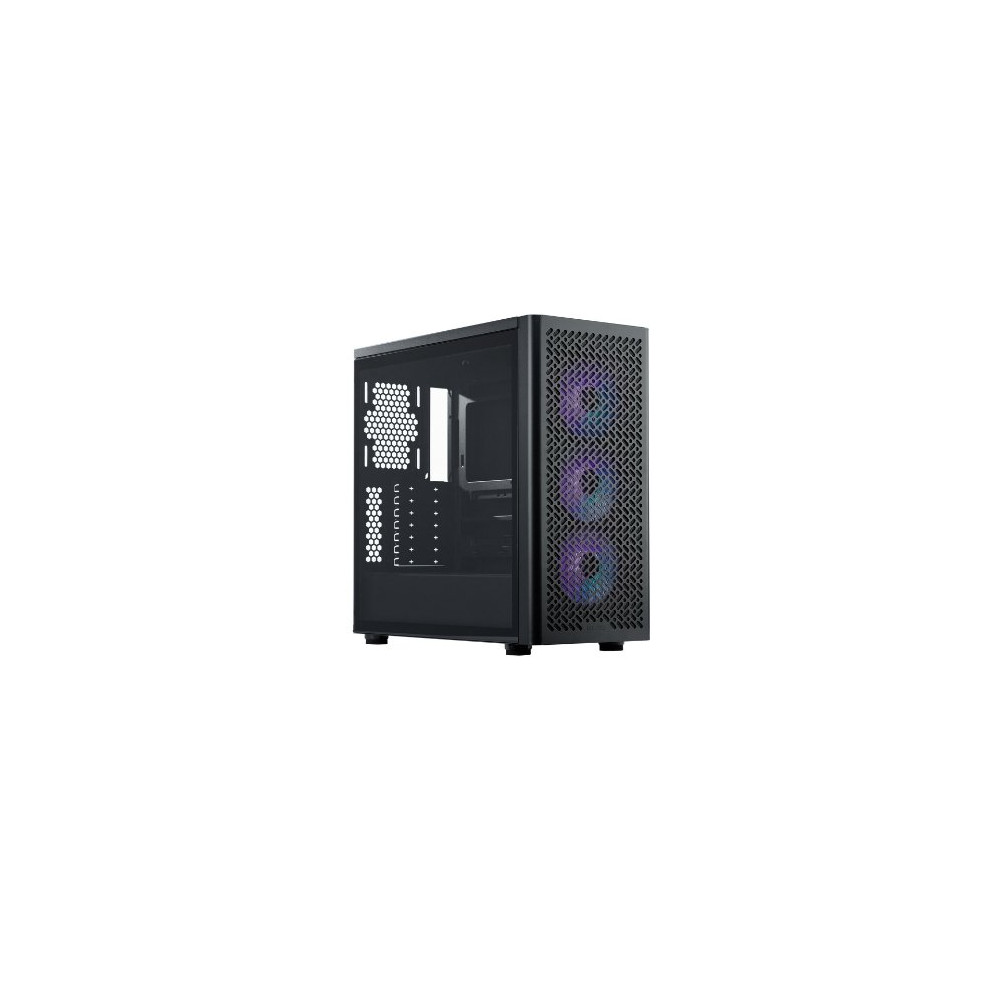 CASE COOLER MASTER MIDI TOWER "ELITE 502", ITX/MATX/ATX USB-C, 2X3.5",2*2,5", Fan12cm ARGB- No Alim., BK - E502-KGNN-S00 E502-KG