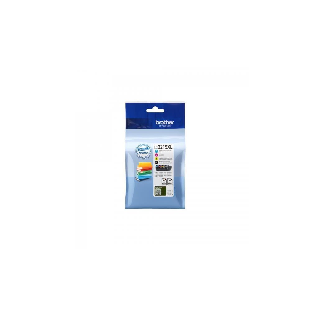 ORIGINAL Brother Multipack nero / ciano / magenta / giallo LC-3219XL LC3219XLVALDR ~7500 Seiten