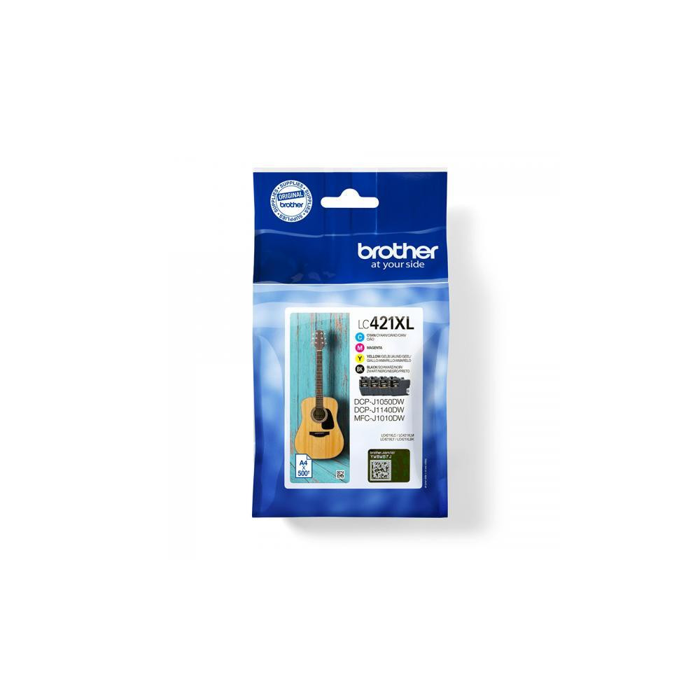 ORIGINAL Brother Multipack nero / ciano / magenta / giallo LC-421XL LC421XLVAL ~2000 Seiten