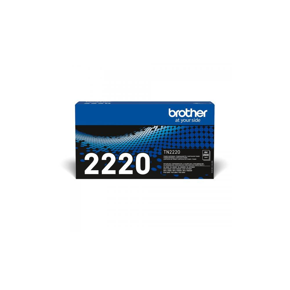 ORIGINAL Brother toner nero TN-2220 2220 ~2600 Seiten