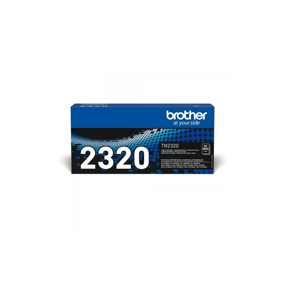ORIGINAL Brother toner nero TN-2320 2320 ~2600 Seiten