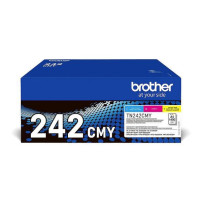 ORIGINAL Brother Multipack ciano / magenta / giallo TN-242CMY ~4200 Seiten