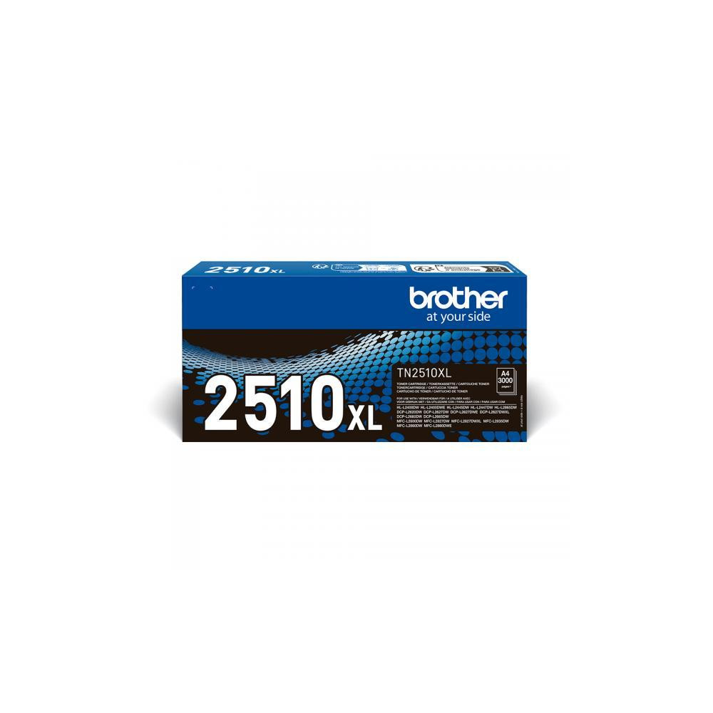ORIGINAL Brother toner nero TN-2510XL 2510XL ~3000 Seiten