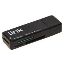 MINI LETTORE SCHEDE USB 3.0 BK MICRODSD/SD/MMC/MS/MSPRO/MSDUAL