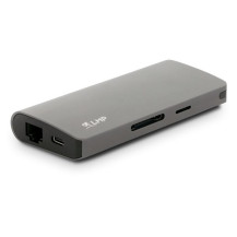 DOCKING TYPE C 9P TRAVELDOCK SPACGR HDMI-VGA-MDP-2*USB-SD-MSD-USBC-GIGA