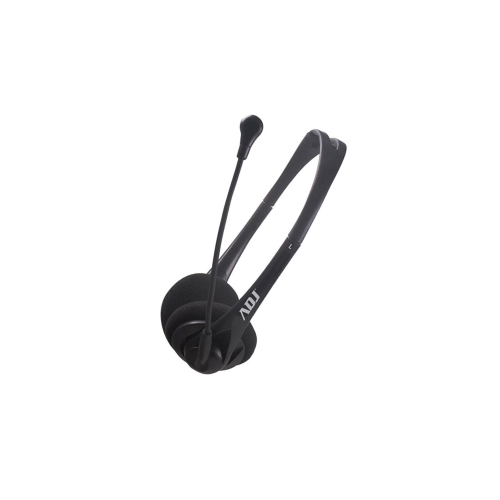 CUFFIA C/MICROFONO USB BK AGILE ADJ