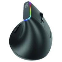 MOUSE WIRELESS OPTICAL SHARKMINI BK 800/1200/1600 RGBLIGHT SILENT CLICK