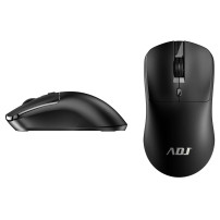 MOUSE WIRLESS RICARICABILE TYPE C 1600 DPI 3 TASTI PLUG&PLAY BK ADJ