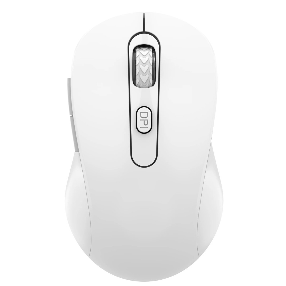 MOUSE USB OTTICO 6D EVO PURE WH 1000 DPI 6 TASTI PLUG&PLAY ADJ
