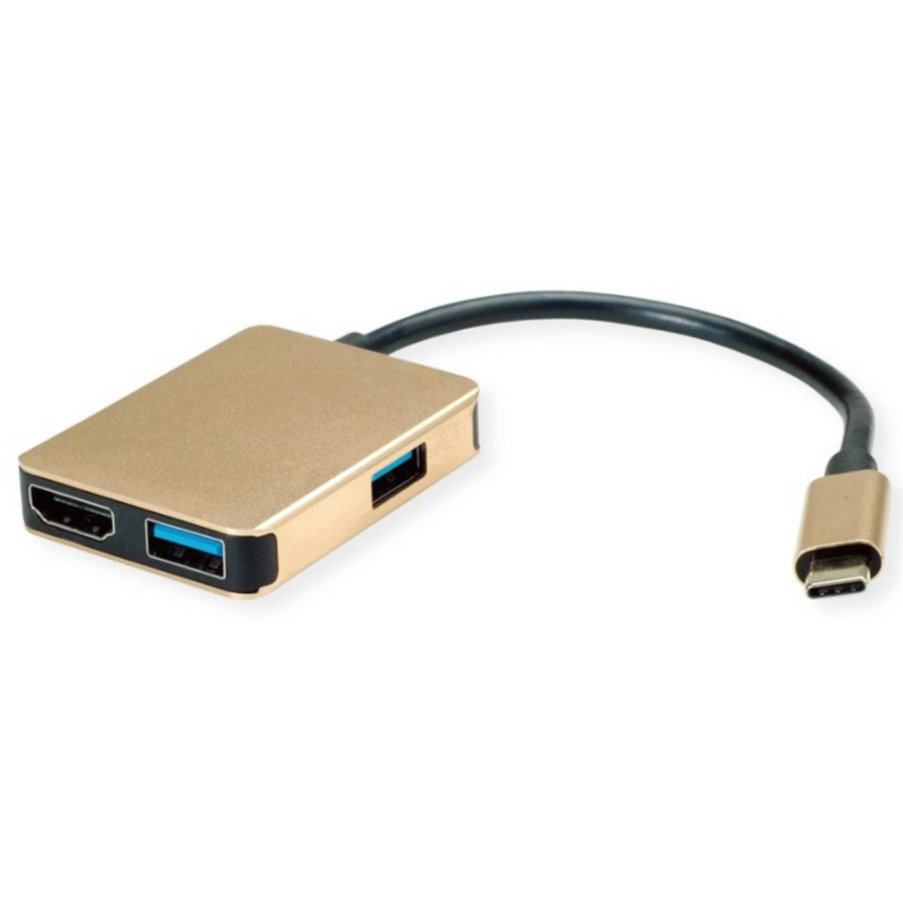 DOCKING STATION TYPE C 4IN1 1*HDMI 4K/2*USB 3.2/1*USB C PD