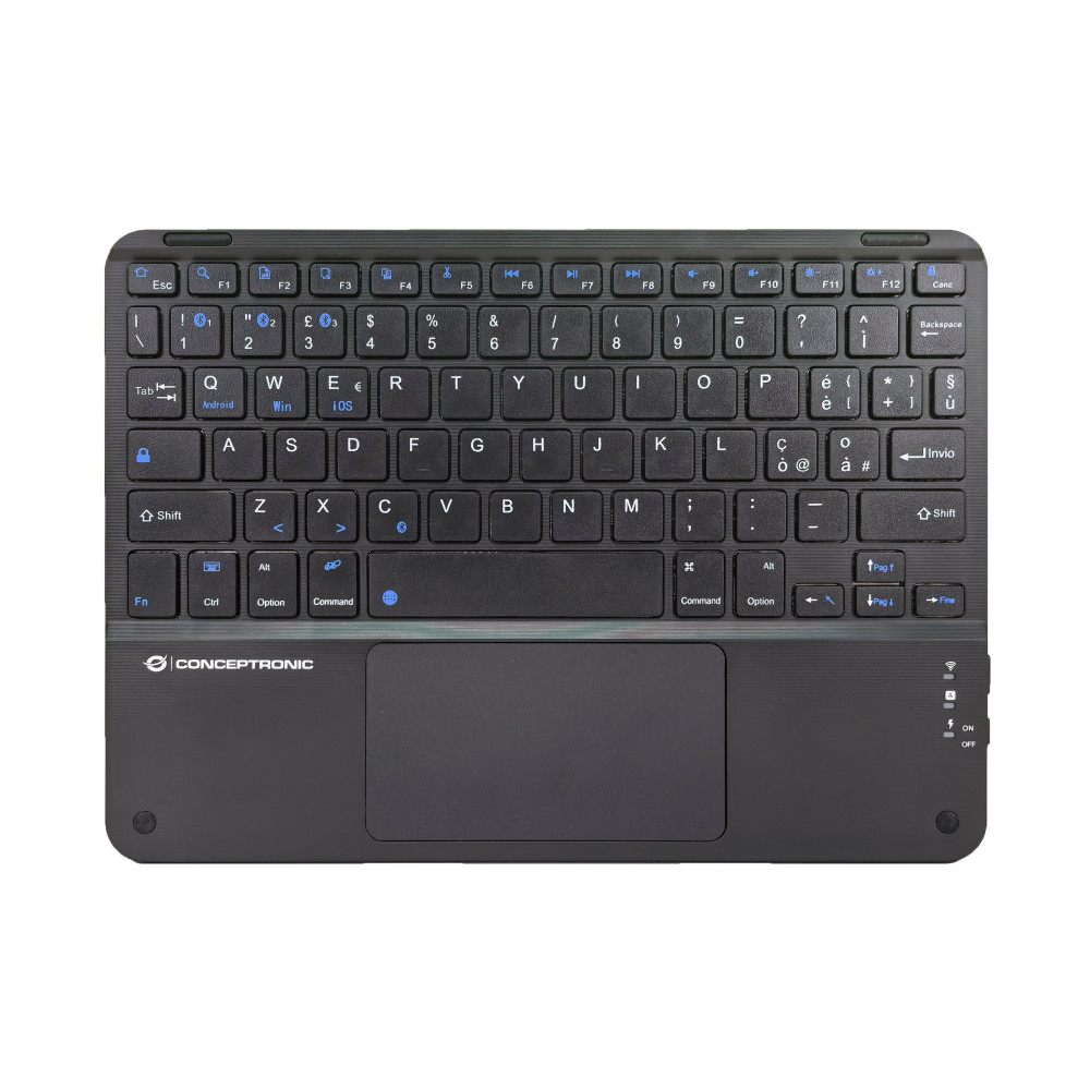 TASTIERA 10 CON TOUCHPAD BK RICARICABILE