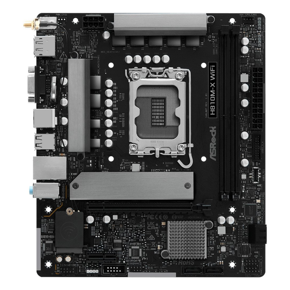 MB ASROCK H810M-X WIFI DDR5 ST1851