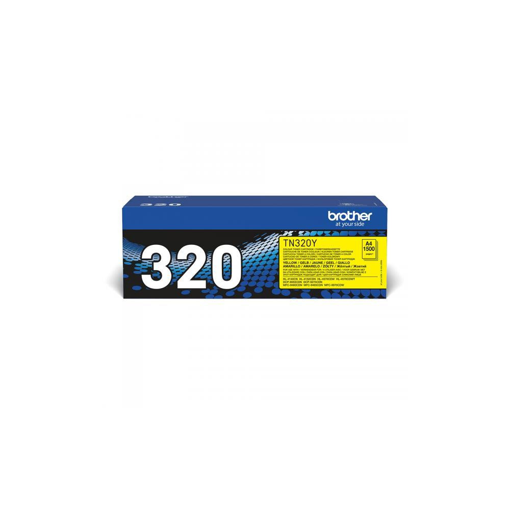 ORIGINAL Brother toner giallo TN-320Y 320 ~1500 Seiten