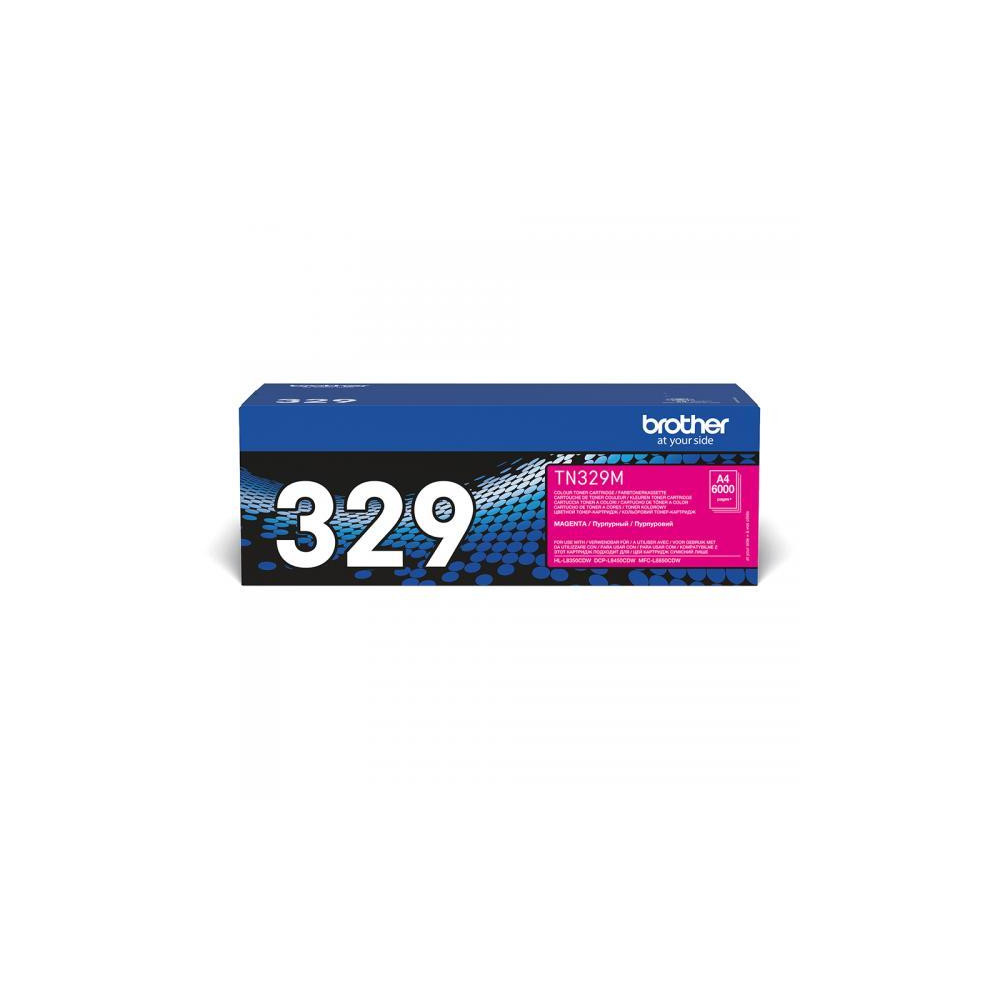 ORIGINAL Brother toner magenta TN-329M 329 ~6000 Seiten