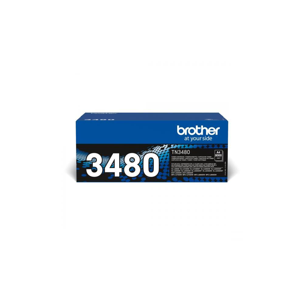 ORIGINAL Brother toner nero TN-3480 3480 ~8000 Seiten