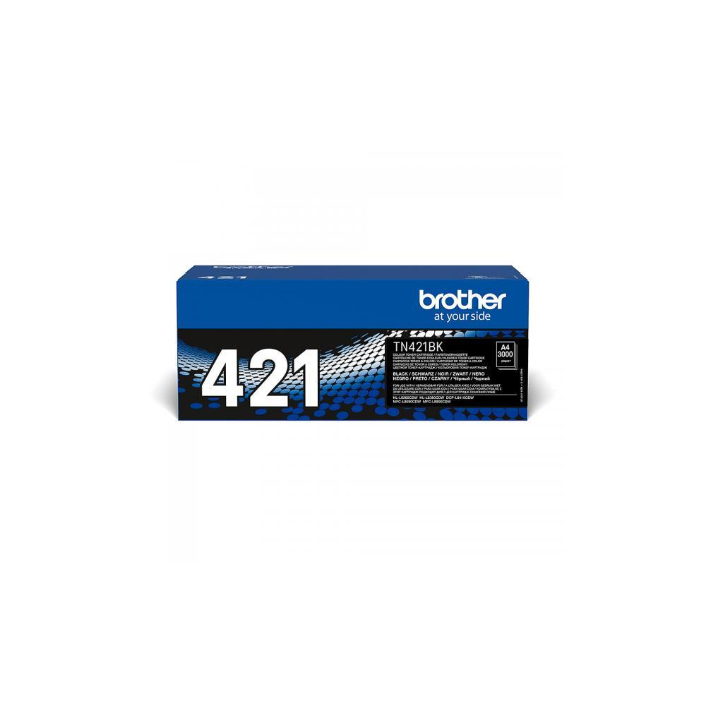 ORIGINAL Brother toner nero TN-421BK 421 ~3000 Seiten