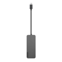 Lenovo 4X90X21427 replicatore di porte e docking station per laptop USB 3.2 Gen 2 (3.1 Gen 2) Type-C Grigio