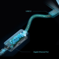 TP-Link UE306 replicatore di porte e docking station per laptop Nero