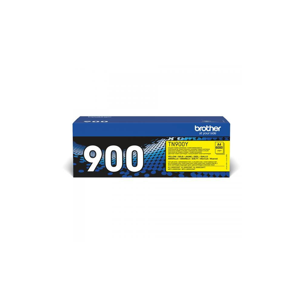 ORIGINAL Brother toner giallo TN-900Y 900 ~6000 Seiten