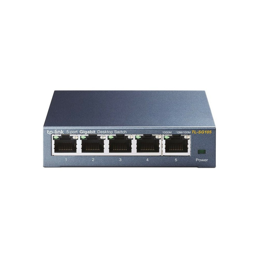 TP-LINK TL-SG105 - SWITCH 5 PT GIGABYTE - CASE METALLICO TPLTLSG105