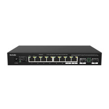 TENDA TEM2010F - SWITCH ETHERNET 8 PORTE 2.5 GBPS + 2 PORTE SFP 2.5 GBPS TENTEM2010F