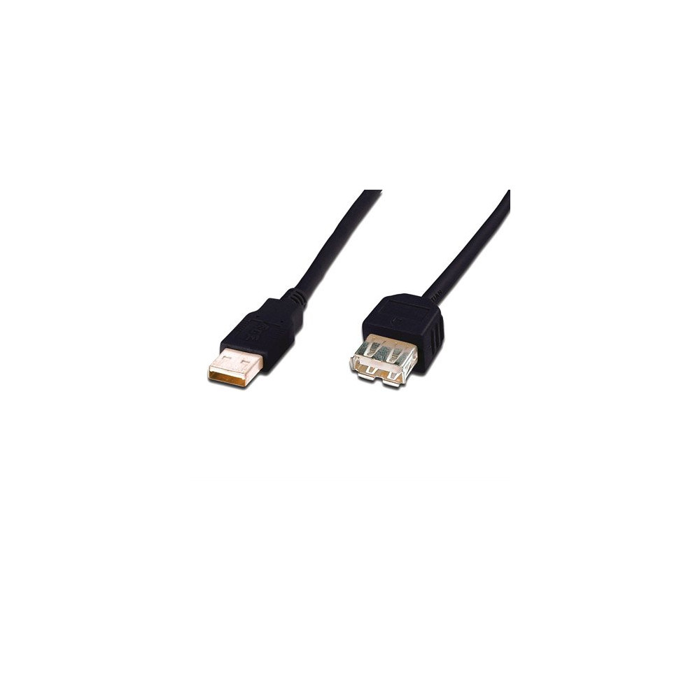 CAVO PROLUNGA USB 3MT BLACK M/F - DIGITUS PROLUSB2.03MT