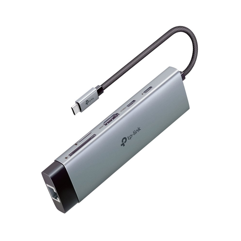 TP-LINK UH9120C - HUB USB-C 9 IN 1 - 1PT HDMI 4K - 2PT USB-C - 1PT RJ45 - 1PT SD - 1PT MICROSD - 3PT USB-A 3.0 TPLUH9120C