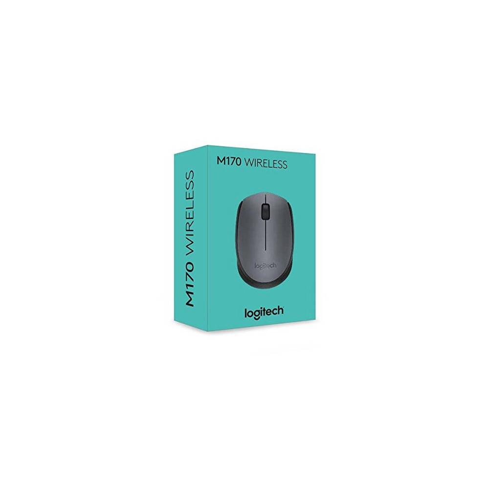 MOUSE LOGITECH M170 WIRELESS BLACK 910-004642 LOGM170