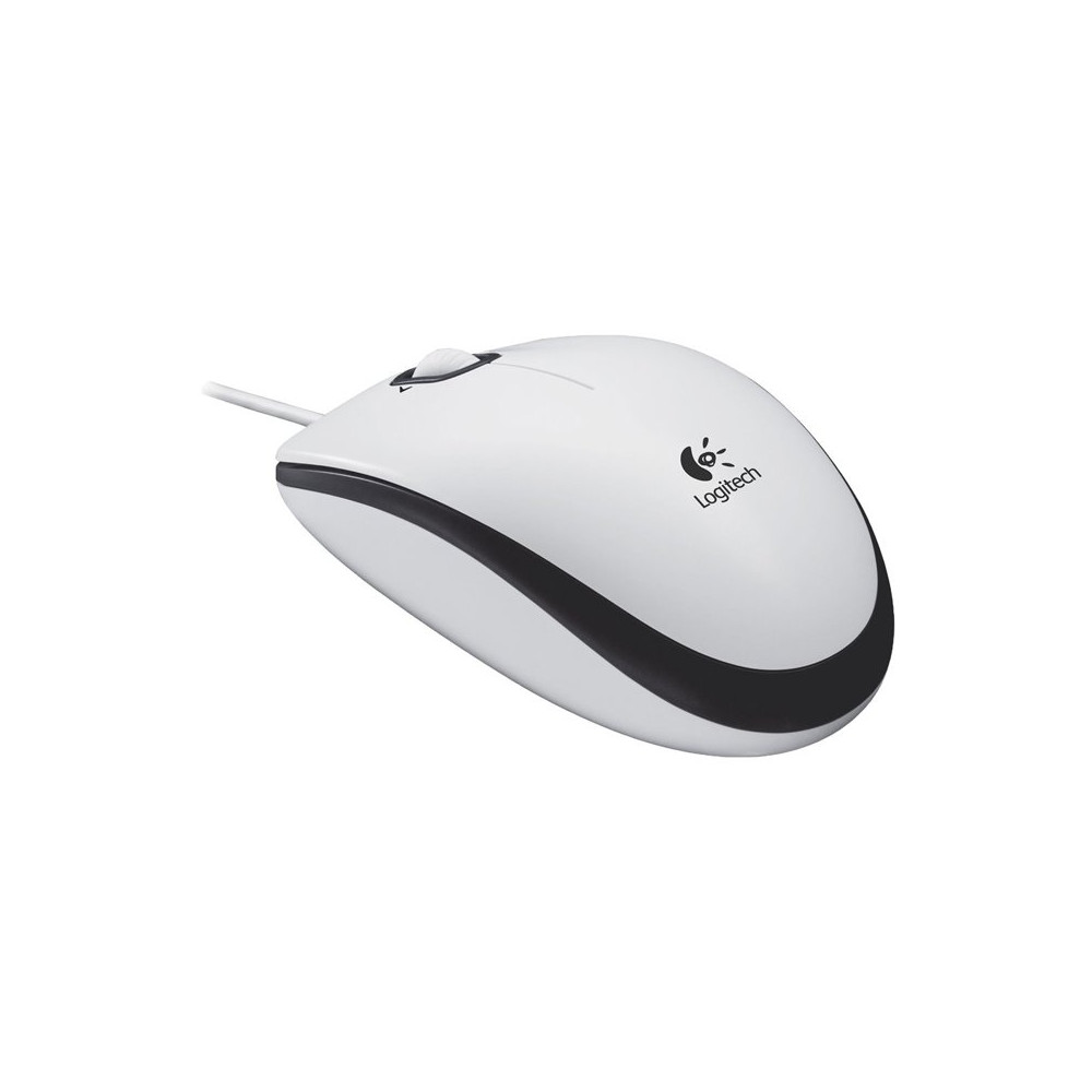 MOUSE LOGITECH B100 - USB WHITE 910-003360 LOGB100W