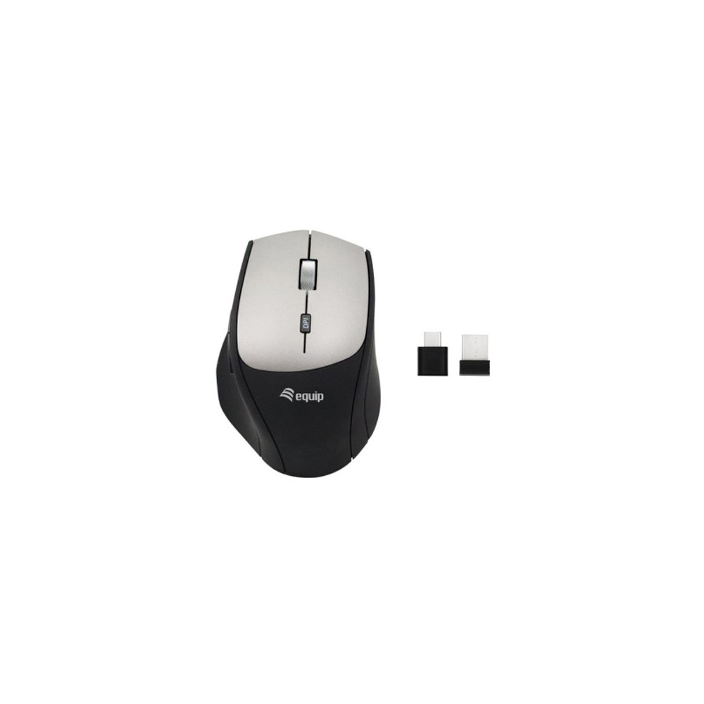 EQUIP 245115 - MOUSE WIRELESS - DPI SWITCH (800/1200/1600) - DUAL CONTROL EQU245115