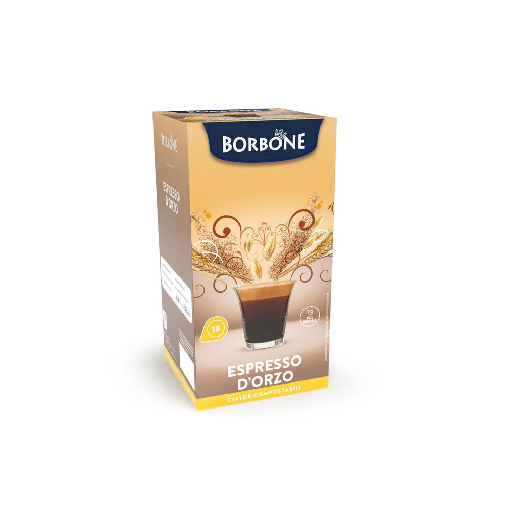 CIALDE ESE 44MM CAFFE'' BORBONE ESPRESSO D''ORZO - BOX 18PZ CFBCIA-ORZO