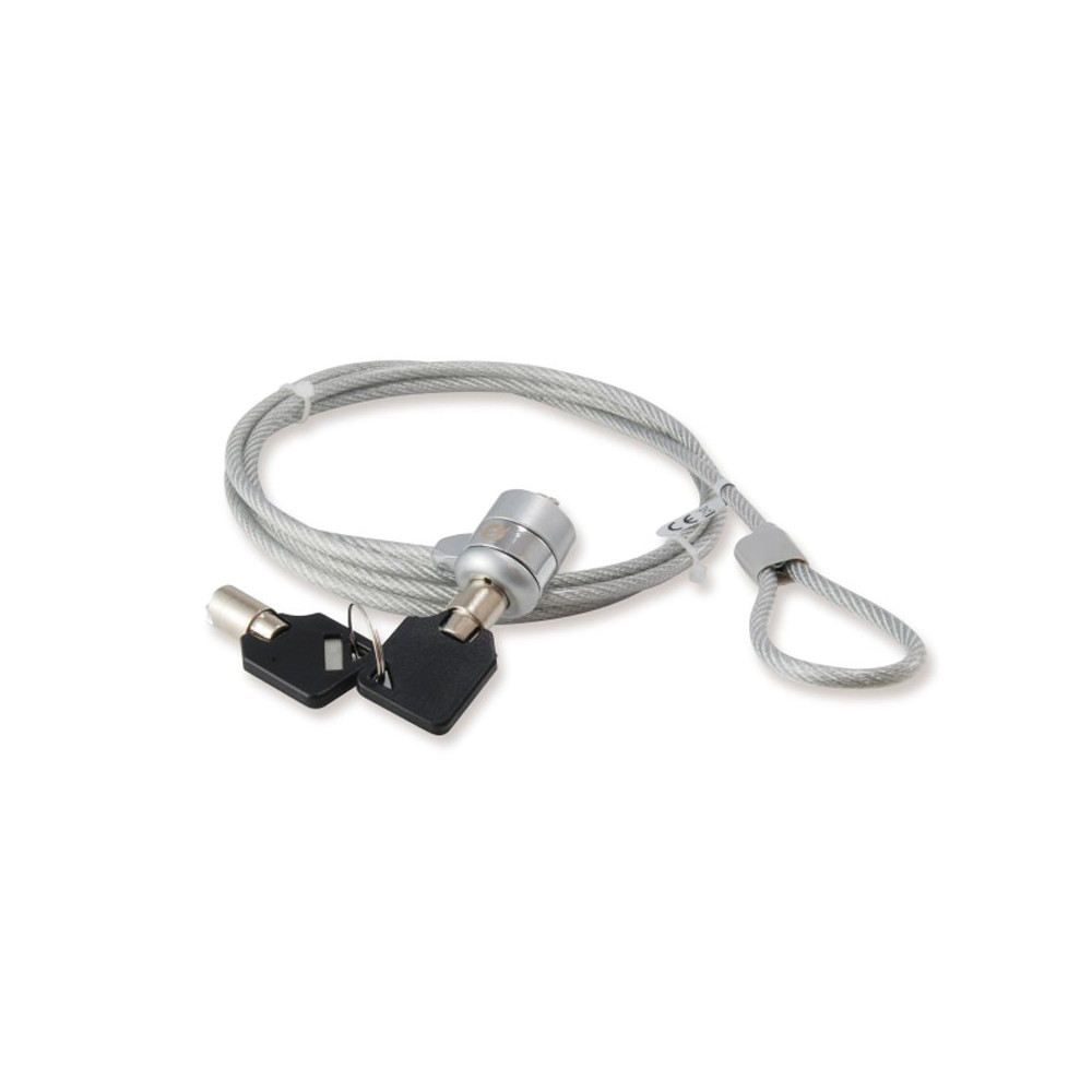 CONCEPTRONIC CNBSLOCK15 - CAVO SICUREZZA BLOCCO NOTEBOOK - 4MM - 1.5M - 2 CHIAVI CONCNBSLOCK15