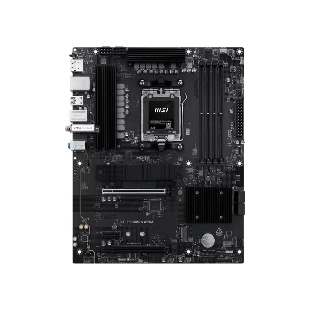 MB MSI PRO B850-S WIFI6E AM5 4D5 3PCIE 3M2 4SATA HD/DP ATX
