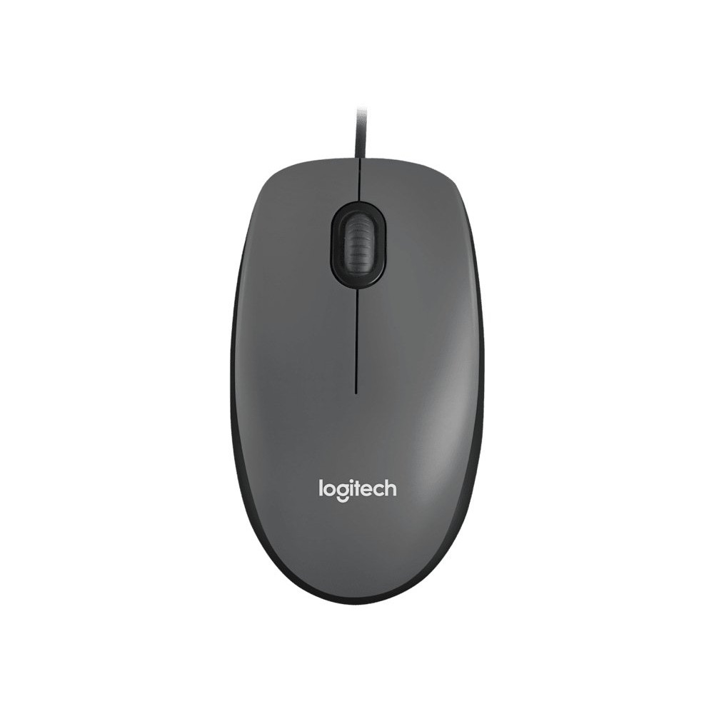 MOUSE M90 LOG BLACK CON FILO USB 910-001793 NERO