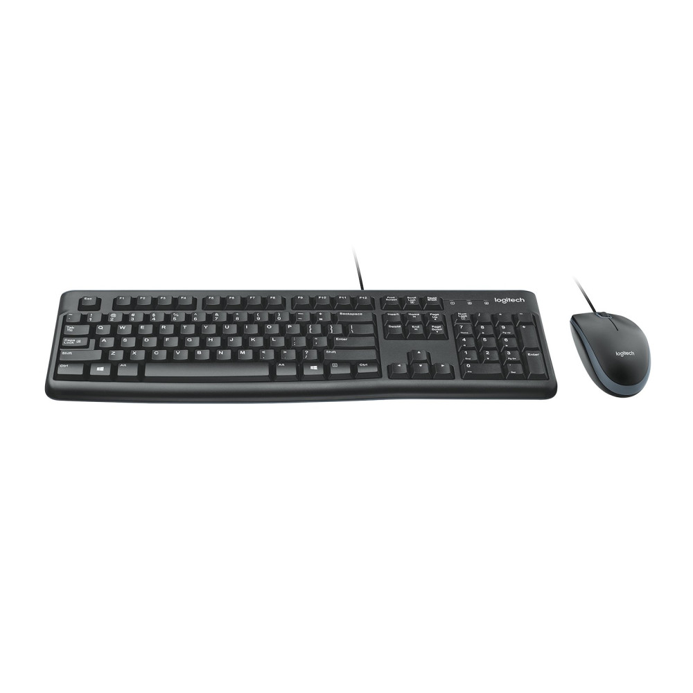 TASTIERA MK120 LOG + MOUSE NERA USB RETAIL