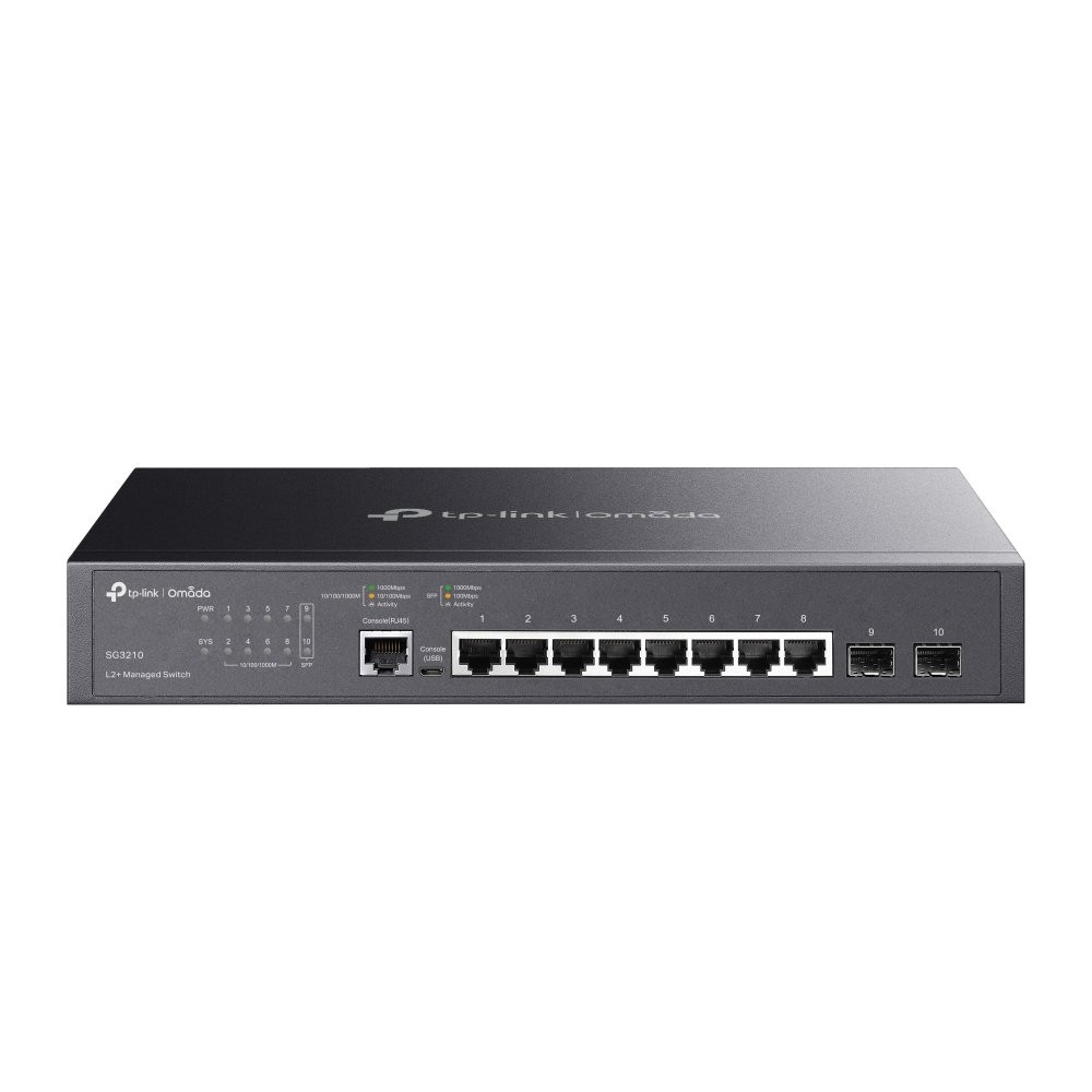 SWITCH 8P PURE GIGABIT L2 MANAGED /2 P SFP/PORTA CONSOLE