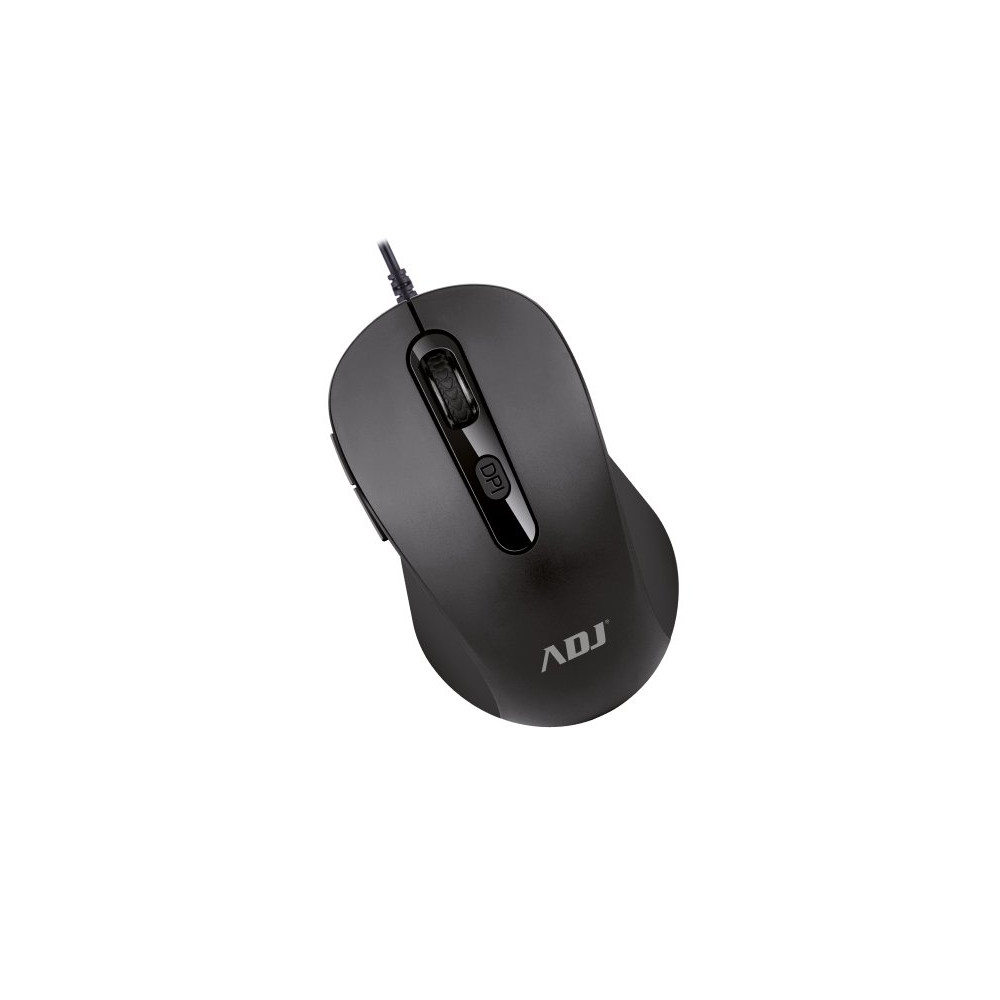 MOUSE USB OTTICO 6D EVO PURE BK 1000 DPI 6 TASTI PLUG&PLAY ADJ