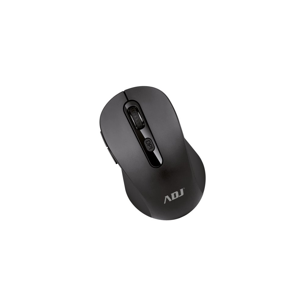 MOUSE WIRELESS OTTICO EVO PURE BK 1600 DPI 6 TASTI CON RICEVITORE ADJ