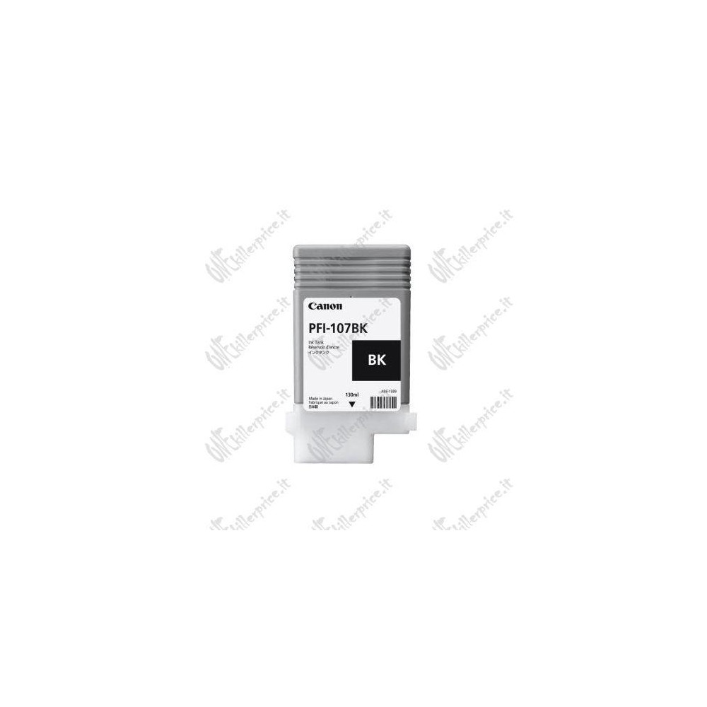 ORIGINAL Canon Cartuccia d'inchiostro nero PFI-107bk 6705B001 130ml